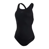 Stroje kąpielowe - Speedo Damski kostium kąpielowy Eco Endurance+ Power Onesie One Piece, czarny, 46 DE - miniaturka - grafika 1