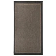 Dywany zewnętrzne - vidaXL Dywan zewnętrzny o płaskim splocie, 80x150 cm, ciemnobrązowy - miniaturka - grafika 1