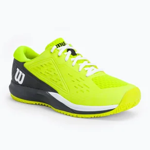 Buty do tenisa dziecięce Wilson Rush Pro Ace Safety Jr black/neon yellow - Buty sportowe męskie - miniaturka - grafika 1