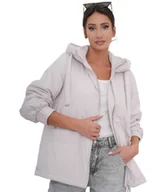 Kurtki damskie - Damska kurtka przejściowa z kapturem oversize ZUZA-46 - miniaturka - grafika 1