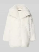 Płaszcze męskie - Płaszcz ze sztucznego futra z kołnierzem z połami - miniaturka - grafika 1