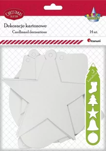 Ozdoby papierowe zawieszki 14szt - Zabawki kreatywne - miniaturka - grafika 1