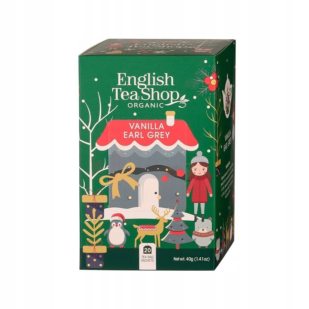 Herbata świąteczna BIO Vanilla Earl Grey - 20 saszetek English Tea Shop