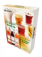 Śmietanki i dodatki do kawy - Zestaw syropów Monin Warm Up 3x50 ml - miniaturka - grafika 1