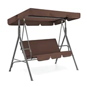 Huśtawki - Leziter Leżak huśtawka ogrodowa Serenita kawowy brąz - miniaturka - grafika 1