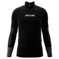 Koszulki sportowe męskie - Koszulka dziecięca AYCANE Blade Y Base Layer Long Sleeve Youth Black M - miniaturka - grafika 1