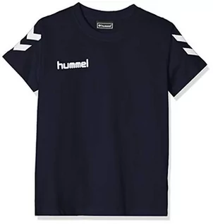 Odzież sportowa dziecięca - Hummel Hmlgo dziecięce t-shirty z bawełny, niebieski, 152 - grafika 1