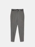 Spodnie damskie - Mohito - Szare spodnie z wiskozą - wielobarwny - miniaturka - grafika 1