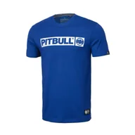 Koszulki sportowe męskie - Pit Bull T-shirt Koszulka Lekka Hilltop Royal Blue - miniaturka - grafika 1