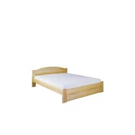 Łóżka - Łóżko Drewniane Sosnowe Miki 160 x 200 Tył Obniżony Meble Doktór Bejca Dębowa - miniaturka - grafika 1
