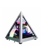 AZZA Pyramid Mini 806, bench / show case (aluminum / black, tempered glass)