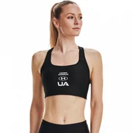 Bielizna sportowa damska - Biustonosz sportowy UNDER ARMOUR UA Crossback Graphic - miniaturka - grafika 1