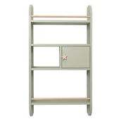 Półki i regały dla dzieci - Zielony regał ścienny dla dzieci 57x105 cm Rainbow - BELLAMY - miniaturka - grafika 1