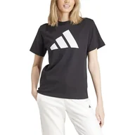 Koszulki i topy damskie - adidas Damska koszulka z grafiką PWR 3, XXS czarna - miniaturka - grafika 1