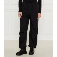 Spodnie damskie - Hugo Blue Spodnie jogger Hafisa-1-D_B Loose fit - miniaturka - grafika 1