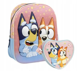 Bluey Plecak Dziecięcy Wycieczki Przedszkola 3D Premium Torebka Na Ramię - Plecaki szkolne i tornistry - miniaturka - grafika 1