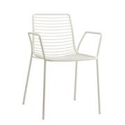Krzesła - Krzesło Summer Arm białe metalowe - miniaturka - grafika 1