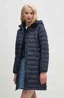 Kurtki damskie - Pepe Jeans kurtka AMMY LONG damska kolor granatowy zimowa PL402442 - miniaturka - grafika 1