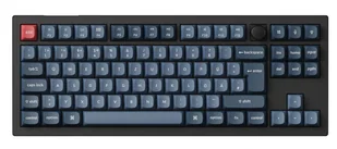 Keychron V3 Max RF Wireless + Bluetooth QWERTZ Niemiecki Czarny, Ciemny Niebieski V3M-D3-DE - Klawiatury - miniaturka - grafika 1