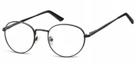 Okulary korekcyjne, oprawki, szkła - Lenonki Zerówki Oprawki okulary Korekcyjne CZARNE - miniaturka - grafika 1