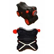 Jeździki dla dzieci - Jeździk walizka na kółkach 3w1 do jeżdżenia czarna 1092020/1 Pulio - miniaturka - grafika 1