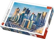 Puzzle - Trefl 2000 ELEMENTÓW Doha, Katar 27084 - miniaturka - grafika 1
