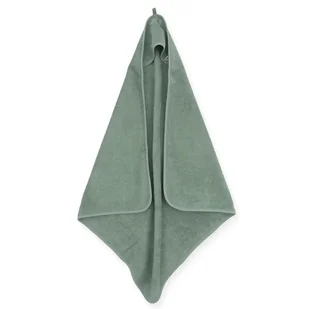 Ręcznik Kąpielowy Z Kapturem Jollein 75 X 75 Cm Frotte Ash Green - Okrycia kąpielowe dla dzieci - miniaturka - grafika 1