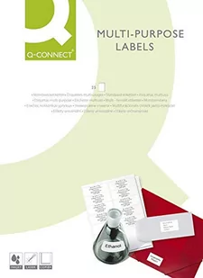 INNY Etykiety Uniwersalne Q Connect 105x148.5mm Prostokątne Białe 100 Ark 101L171 - Zakładki indeksujące - miniaturka - grafika 1