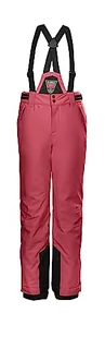 Killtec Dziewczęce spodnie narciarskie/spodnie funkcyjne z odpinanym szelkami, łapacz śniegu i zabezpieczenie krawędzi KSW 77 GRLS SKI PNTS, Coral Pink, 152, 37258-000 - Spodnie narciarskie - miniaturka - grafika 1