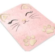 Szkolne artykuły papiernicze - Pamiętnik z kłódką A5/96K Fluffy Kitty ASTRA - miniaturka - grafika 1