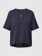 Koszulki i topy damskie - T-shirt z kwiatowym haftem model ‘LAYAA DELIGHT’ - miniaturka - grafika 1