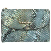 Portfele - Portfel damski Skórzany VerMari Vipera Morski - miniaturka - grafika 1