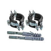 Akcesoria hydrauliczne - Uchwyt metalowy pojedyńczy z wkładką tłumiącą 1/2" - miniaturka - grafika 1