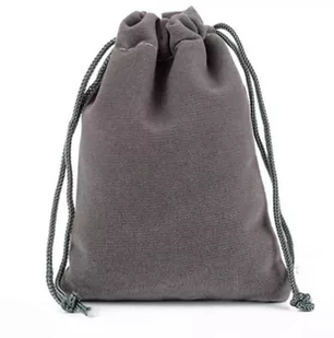 Woreczek Materiałowy Na Kości Monety Sakiewka Worek - Kolor:Szary#Wymiary:15 x 20 cm - Gry planszowe - miniaturka - grafika 1