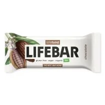 Lifefood Baton daktylowo - orzechowy z czekoladą raw bez dodatku cukrów bezglutenowy 40 g Bio - Batoniki - miniaturka - grafika 1