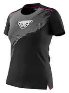 Koszulki sportowe damskie - DYNAFIT Koszulka sportowa "DNA" w kolorze czarnym - miniaturka - grafika 1