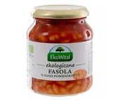 Warzywa w marynacie - BIO fasola biała w sosie pomidorowym 360g (słoik) 12 szt. - miniaturka - grafika 1