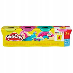 Play-Doh Ciastolina Zestaw 4 tuby 4-pack Hasbro G0689 - Masy plastyczne - miniaturka - grafika 1