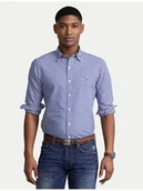Koszule męskie - Polo Ralph Lauren Koszula Core Replen 710549084 Niebieski Slim Fit - miniaturka - grafika 1