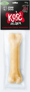 John Dog Kość do Żucia ze Żwaczem Wołowym 17cm JOHN DOG - Przysmaki dla psów - miniaturka - grafika 1