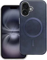 Etui i futerały do telefonów - Futerał GENTLEMAN MAG COVER kompatybilny z MagSafe do IPHONE 15 PRO MAX granatowy - miniaturka - grafika 1