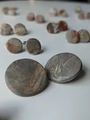 Kolczyki - Kolczyki ceramiczne Ceramika handmade glina - miniaturka - grafika 1