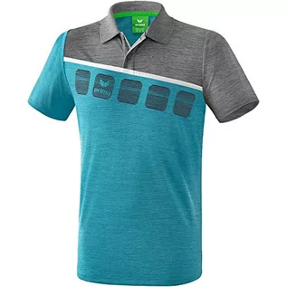Koszulki męskie - Erima męska koszulka polo 5-c, niebieski, xxl - grafika 1
