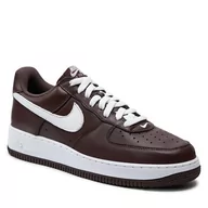 Półbuty męskie - Buty Nike Air Fore 1 Low Retro Qs FD7039 200 Chocolate/White - miniaturka - grafika 1