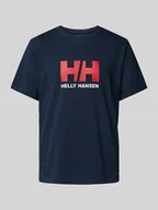 Koszulki męskie - T-shirt z nadrukiem z logo - miniaturka - grafika 1