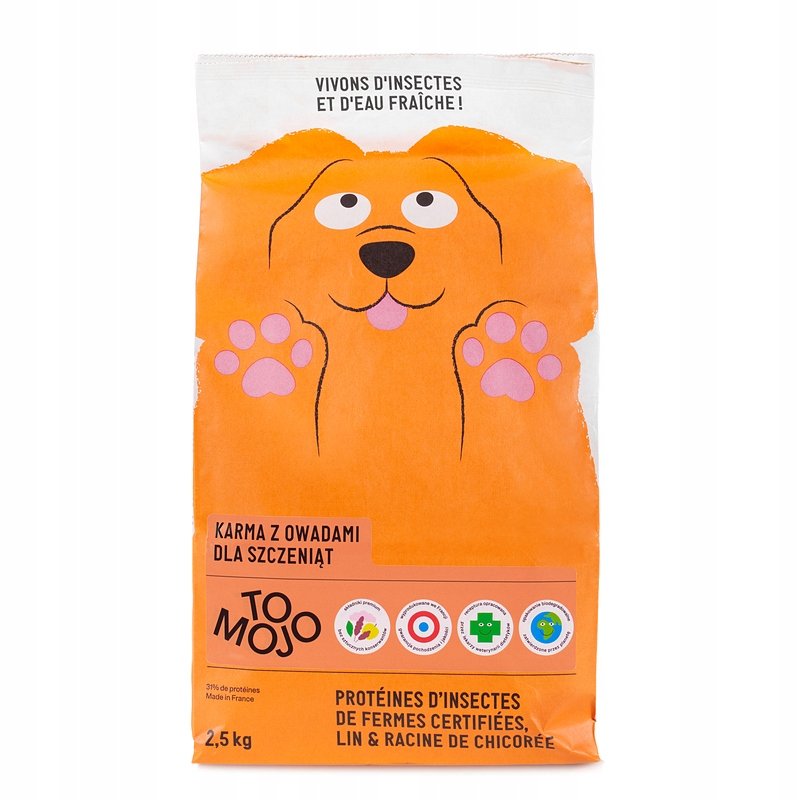 TOMOJO karma z owadów dla szczeniąt i ciężarnych suk 2,5kg - 2,5kg