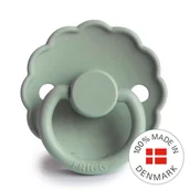 Smoczki uspokajające - Frigg Smoczek dla niemowlaka silikonowy Daisy Sage 0+ - miniaturka - grafika 1