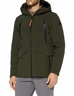 Kurtki męskie - CMP Męska kurtka Giacca Lunga Con Imbottitura Sostenibile Sorona Dupont zielony Olej zielony 56 30K3057 - miniaturka - grafika 1