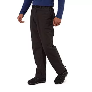 Spodenki męskie - Craghoppers Męskie spodnie zimowe Kiwi - krótkie spodnie trekkingowe z nogawkami, Czarna papryka, 44 PL/Krótki - grafika 1
