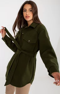 Płaszcze damskie - Płaszcz damski khaki EM-PL-2939.85, Kolor khaki, Rozmiar one size, Merribel - Primodo.com - grafika 1